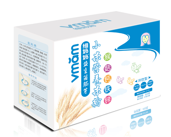 維媽媽猴頭菇鈣鐵鋅小米營養(yǎng)米粉盒裝