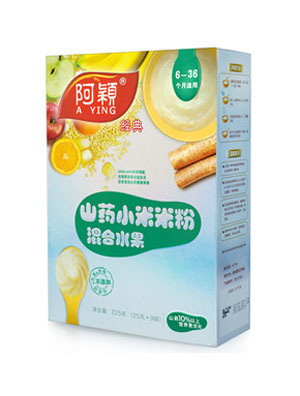 阿穎經(jīng)典山藥混合水果小米米粉