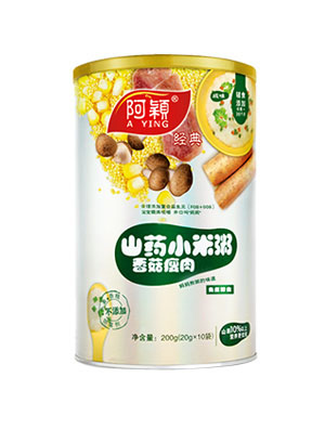 阿穎經典山藥香菇瘦肉小米粥