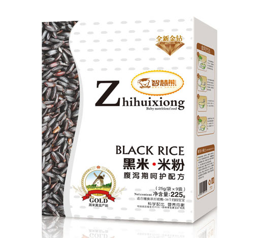 智慧熊腹瀉期呵護(hù)配方黑米米粉盒裝