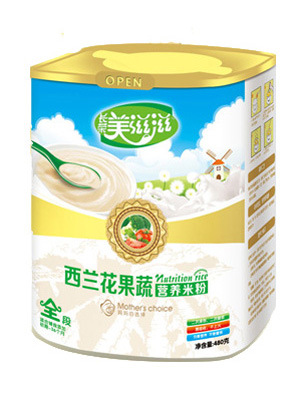 美滋滋西蘭花果蔬營(yíng)養(yǎng)米粉