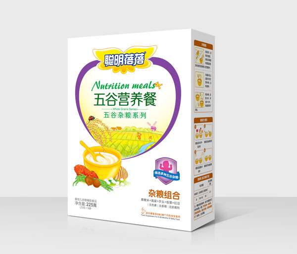 聰明蓓蓓盒裝五谷營(yíng)養(yǎng)餐雜糧